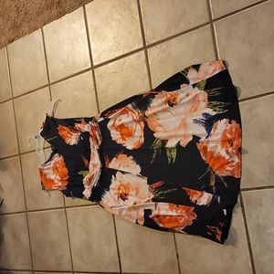Flower pattern dress